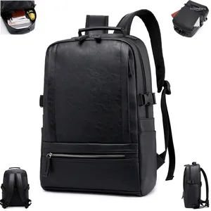 Backpack Designer da 15,6 pollici PU Laptop Waterproof School Backpacks Men Travel Travel Business Causal Boy's Outdoor Borse Computer Bagpack
