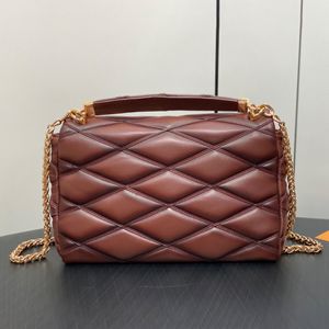 Высококачественный GO-14 Designer Designer Bealwer Bag Bag MM GM Женская сумочка настоящая кожаная стеганая сумочка кросс-кузовные сумки роскошные сумки из золотой цепочки роскошные бродяги с коробкой с коробкой