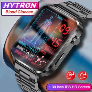 Guarda la glicemia Smart Watch Men Tempetion Blood Pressure Blood Monitor Sport Sport Smartwatch Women Glucometry Watch 2023 Nuovo