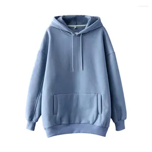 Hoodies femininos Hoods mole femininos Batwing Mangas compridas Sortos de outono Tops de moda pura da moda