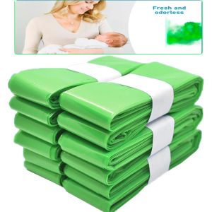 RECILLS 1/5/10PCS Bolsas de recargas de balde de fraldas verdes para lixo de angelcare para tommee sangenic tippee para torcer clique para genie for munchkin