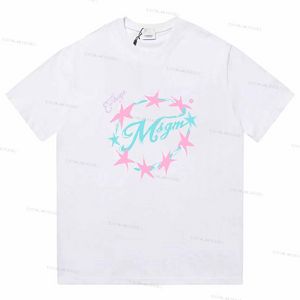 Msgm koszulka designerka koszulka 3xl luksus męski designerska bluza 3d nadruk 100 bawełniane tshirty krótkie rękawy man luksusowa koszula