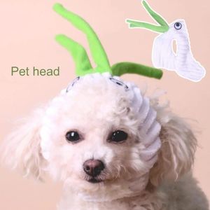 Vestuário para cães fita adesiva de capacete de animais de cama