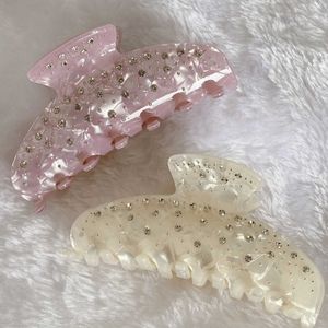 Hair Clips Barrettes YHJ New Diamonds Advanced Sense Claw Korean style crab hair claw clip shark accessory