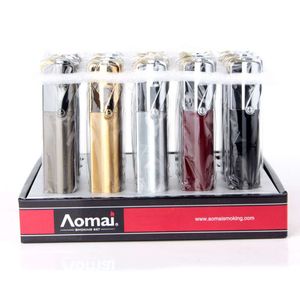 AM322 Wholesale New MINI Metal Iatable Jet Flame Without Gas Cigarette Lighter