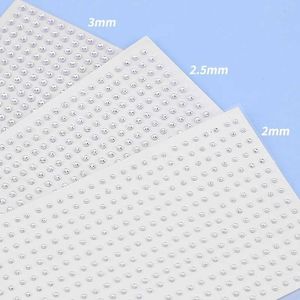 JCFS Tattoo Transfer Mix 2mm/3/mm4mm Hair Pearls Stick on Self Adhesive Pearls Stickers Face Pearls Stickers for Hair Face Makeup Nail DIY Crafts 240427