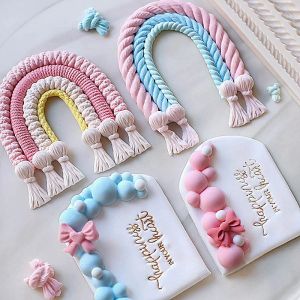 Moulds Sugarcraft Rope Bubble Ball Archway MINI Bow Bowknots Shape Cake Mold for the Kitchen Baking Cake Tool DIY