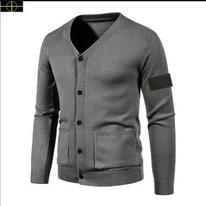 Kamienna kurtka Wyspa Sweter Zimowy golf ciepły pullover Wysokość Slim Fit Wool Designer Knitted Sweter marka bawełniana bluza C33