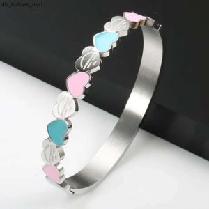 Heart Bracelet Forever Love Designer Bracelet For Women Girlfriend Promise Wedding Jewellry Gifts Bangl Stainless Steel Bracelets 4840