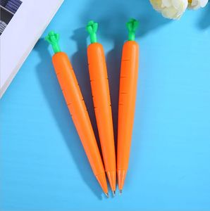 24 Pcs Creative Simulation Vegetable Shape Carrot Mechanical Pencil Soft Rubber Cute Student Activity Pencil Easter gift 240416