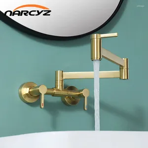 Kitchen Faucets Faucet In-wall And Cold Laundry Pool 360 Folding Double Switch Sink Stretch EY-C0080