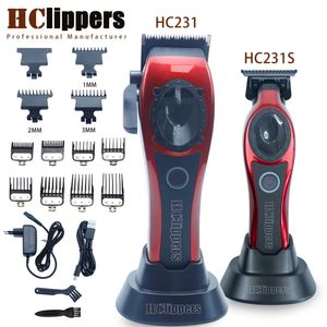 ヘアトリマーhclippersプロフェッショナルオリジナルクリッパーコンボメン用のコンボ11リミットコーム2充電ベースQ240427