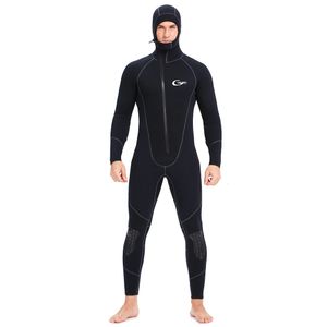 Yonsub Wetsuit 5mm / M / 1,5 mm / 7mm dykdräkt Män Neopren undervattensjakt Surfing Front Zipper Spearfishing 240410