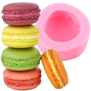 Stampi 3D stereo macaron in stile silicone stampo fai -da -te ganceli fapli stampo stampo per la torta di decorazione di torte di cioccolato cioccolato stampi da forno cioccolato