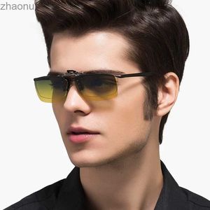 Sunglasses Car drivers protective goggles anti UVA UVB polarized sunglasses drivers night vision lens clipped onto the internal accessories of the sunglassesXW
