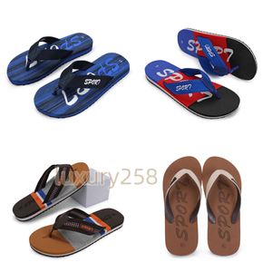 Red Pink Slippers Black Spring Summer Green Yellow Blue Brown Mens Low Top Breathable Soft Sole Shoes Flat Men GA 43