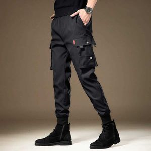 Męskie spodnie męskie spodnie sportowe nowe powolne gimnastyczne gym sportowy fitness bawełniany spodni moduł trend mens odzież 2404