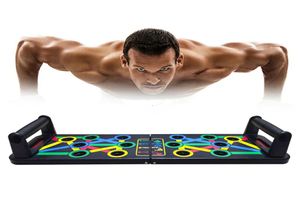 14 in 1 PushUp Rack Board Training Sport Workout Fitness Gym Equipment Push Up Stand for ABS Abdominal Muscle Building Exercise Q8113353