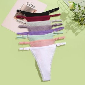 Calcinha feminina para mulheres respiráveis algodão cuecas de roupas íntimas fios femininos lingerie thong brikes