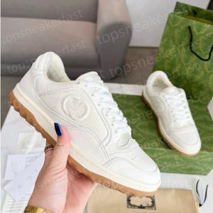 Mac 80 Sneakers Designer Markenplattform Freizeitschuhe Vintage Leder Textil Stickerei Sneaker Vintage Mode Frauen hochwertige Luxus -Männer Trainer