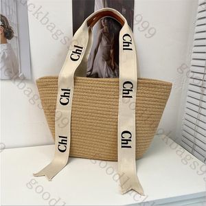 Women Tote Designer Beach Bag Raffias Strohbag Lady Mode Weave Travel Urlaub Handtaschen Klassische Top -Griff Luxus großer Kapazität Wochenend -Shop -Umhängetaschen