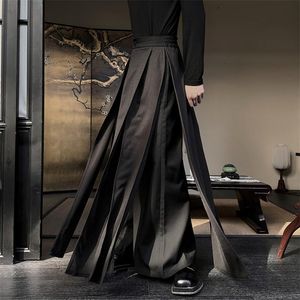 2024 Men Pants Solid Color Spring Trousers Black Pants