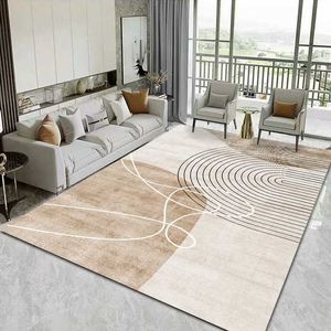 Dywany Wabi-sabi salon dywan podłogi mat nordycki geometryczny lekki luksusowy dywan pełny sklep pokój domowy koc łóżka