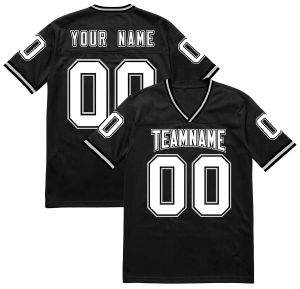 Syning av anpassad amerikansk fotbollströja Stitch Name/Number Rugby Jersey Training Brodery Logo Football Shirts Men/Lady/Youth