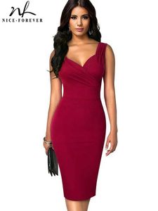 Urban Sexy Dresses Nice-Forr Summer Women Solid Color Sexy Deep V Elegant Dresses Cocktail Wedding Party Vintage Bodycon Mantel Klänning B695 D240427