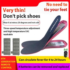 Soles Hot 2022 Nuove solette per scarpe riscaldate USB Piedi Calzino caldo Tappetino riscaldamento Elettricamente Soleggi lavabili Warm Termal Unisex