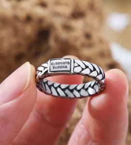 Vintage 4mm Buddhist Stainless Steel Buda Ring Men Women Women Punk Biker Chain Julius S Jóias 9213279