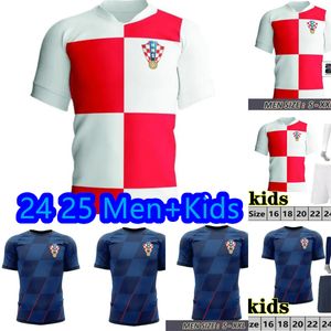 2024 2025 Copa da Copa da Euro Croatia Futebol Camisa de futebol Croacia Modric Copa do mundo Jerseys Seleção nacional Mandzukic Perisic Kalinic Rakitic Kovacic Men Kit Kit Uniformes