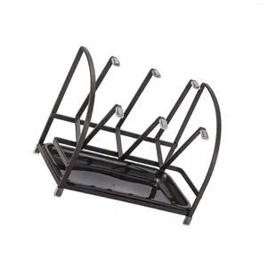 Kitchen Storage Luxury Cup Drying Rack Stand With Drain Tray For Home Bottles Mugs Type1