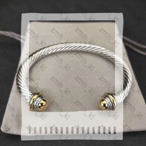 David Yurma Armband Luxusarmband Kabelarmbänder Designer Juwel Frauen Männer Silber Gold Perle Kopf X -Formmanschette Armband David Juwelen Kabelarmband 573