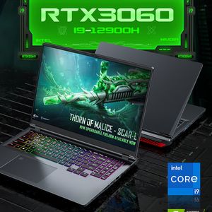 Laptop 16-inch 12th generation I9-12900h independent display 6G laptop i7 14-core RTX3060 eating chicken i 9 game book is more high-definition and smooth