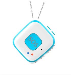 Acessórios Kids Elder GPS Tracker Children Mini GPS Locator pendente de duas maneiras Calls Fall Alarm App Free Wi -Fi lbs Rastreamento