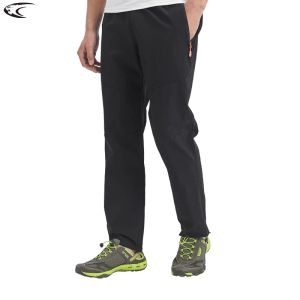 Abbigliamento Lngxo uomini estate pantaloni da trekking campeggio trekking che correvano pantaloni impermeabili elasticità pantaloni leggeri alpinismo