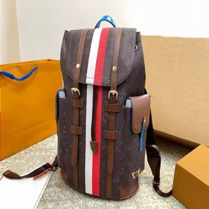 24SS Men's Luxury Designer Ryggsäck Tygväska Graffiti Läder Köp på väskan Herrväska axelväska Bokpåse Travel Backpac Ugwo