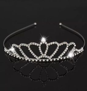 Belo concurso de festa de cistão brilhante Bridal Tiara Silver Band Band Band Bandas Casamento barato Tiaras Acessórios MMA16255190947