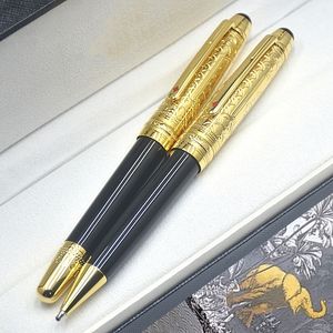 Новое во всем мире за 80 дней 145 Rollerball Pen Pen Penpoint Rid Ride Elephant 25 Days Office Написание чернильных ручек с серийным номером