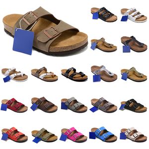 Top quality Clogs Designer Sandals for women Slippers Clog Women Mens Suede Shearling Soft Footbed Taupe Head Pull Cork Flat Loafers Leather Slides Beach Shoes