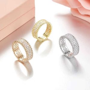 Designer Charme Gtm.s925 Sterling Silber Van Voll Diamond Ring Frauen Luxus einzigartiger Exquisites und High End