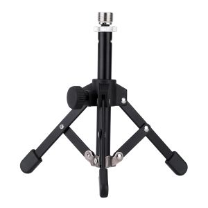 Mikrofoner Hot Sale Foldbar Microphone Stand Desktop Tripod Mic Stand Holder High Quality Mini Mic Microphone Holder