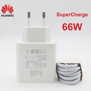 Chargers Huawei 66W Super Charge Original Charge de Viagem de Viagem de Viagem de Viagem de Parede USB Quick 6A para Mate 50 40 30 P40 Pro Nova8 P 60 50 40 40