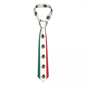 Bow ties Fashion Mexico Flag cravatta per ufficio Personalized Men Necktie