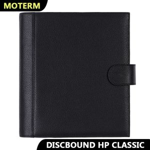 Anteckningar Moterm äkta läderskivan planerare omslag för Happy Planner Classic Size Notebook Expansion Discbound Organizer Journal