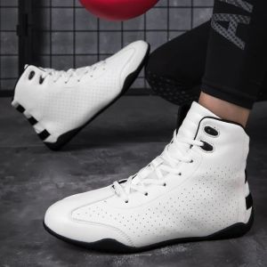 Boots Professional Unisex Men's and Women's Boxing Shoes Indoor Wrestling and Fighting Sports Shoes Fitness Training Shoes