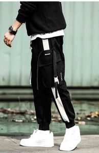Spodnie męskie spodnie ustawiają spodnie studenckie Męskie Spodnie Hip-Hop Trendy Sport i Casual Cut Cutsl2404