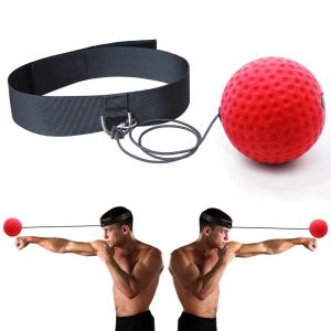 Boxing Boxing Magic Ball Reflex Speed Training With Headband Boxing Punching Balls Hand Eye Coordination Fitness Martial Arts Supplies