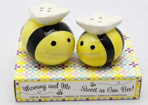 20sets Mommy And Me Sweet As Can Bee Honeybee Salt and Pepper Shakers Baby Shower Favors Gift Wedding Party1871216